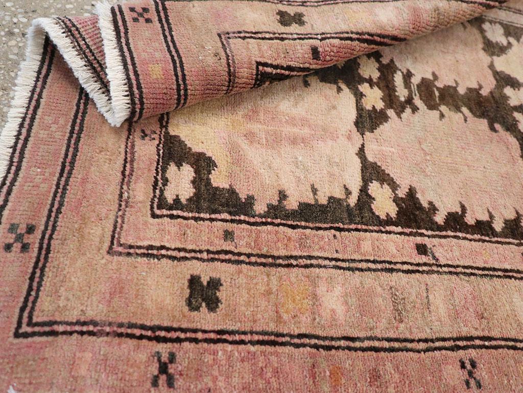 Mid-20th Century Persian Ardebil Throw Rug For Sale 2