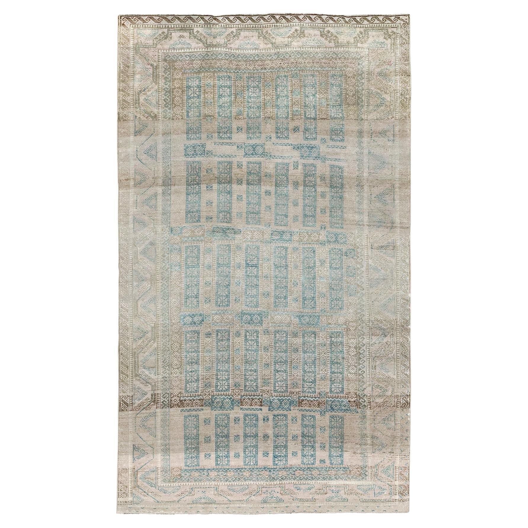 Mid-20th Century Persian Baluch Accent Carpet For Sale