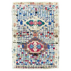 Tapis persan Hamadan en coton du milieu du 20e siècle