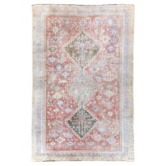 Tapis persan Shiraz d'accentuation du milieu du 20e siècle