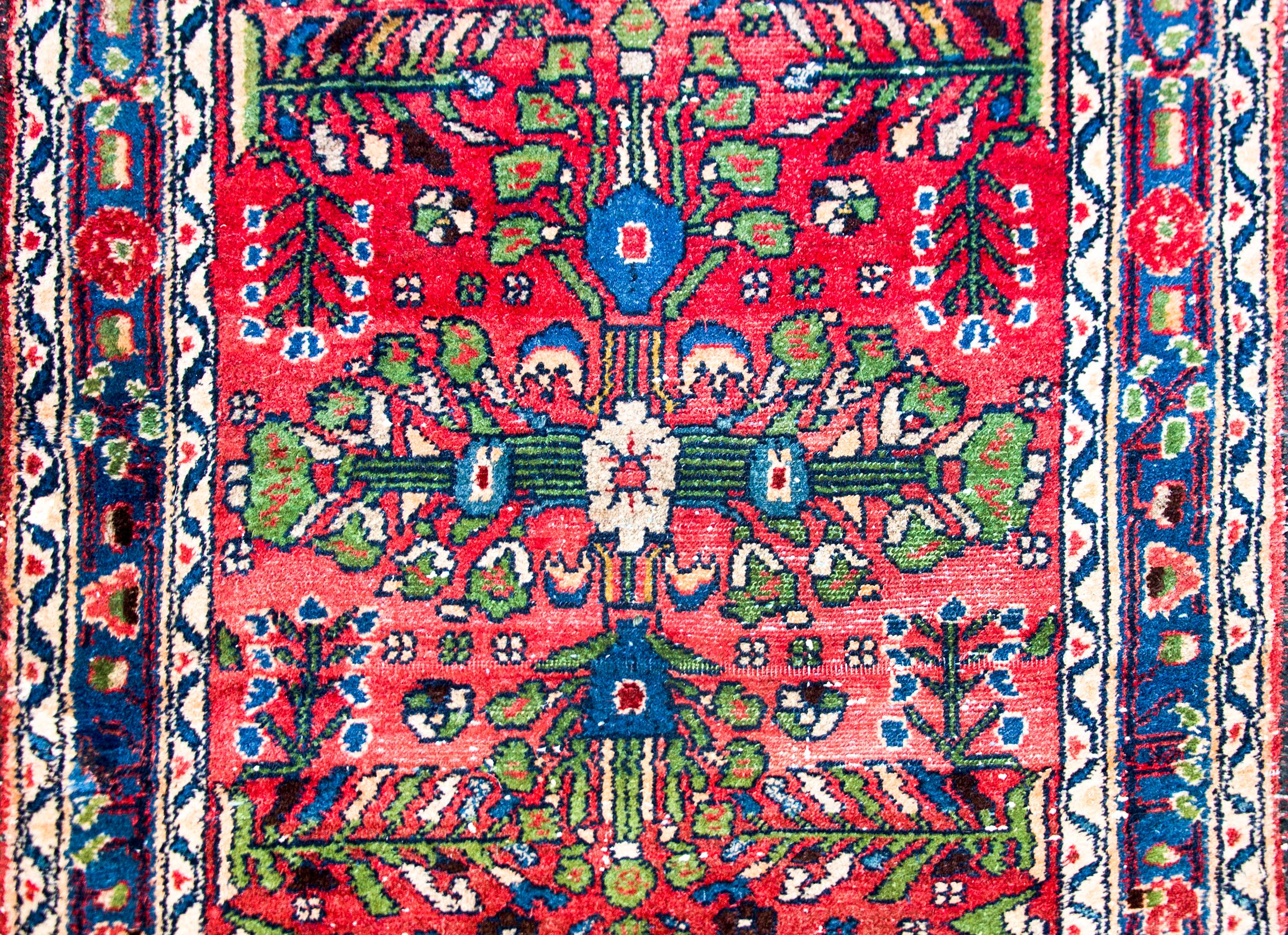 Mid-20th Century Persian Dargazin Runner For Sale 3