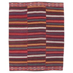 Mid-20th Century Persian Flatweave Kilim Accent Carpet