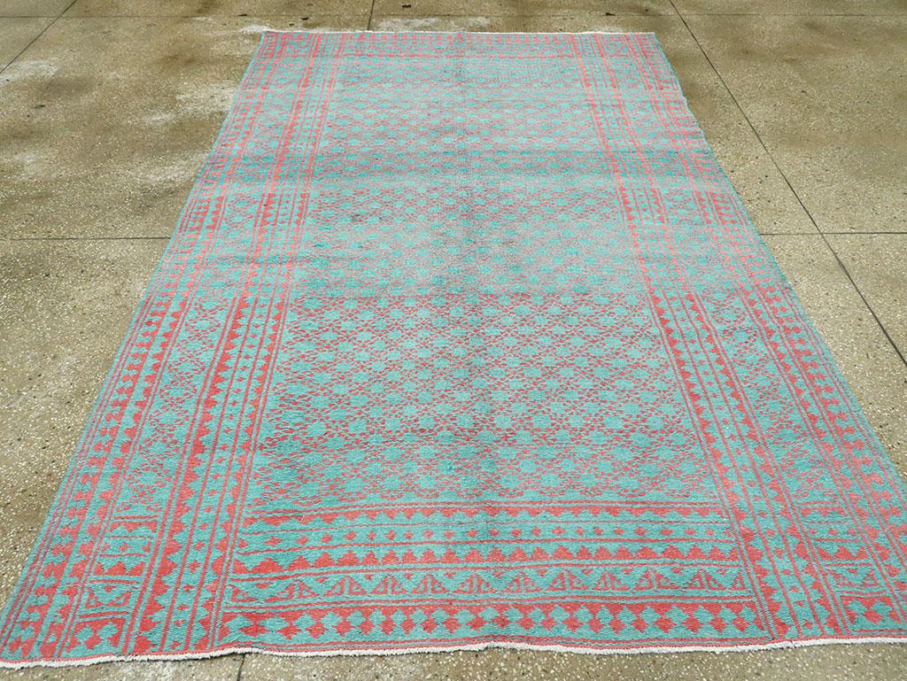 Persischer Flachgewebe-Kilim-Akzentteppich aus der Mitte des 20. (20. Jahrhundert) im Angebot