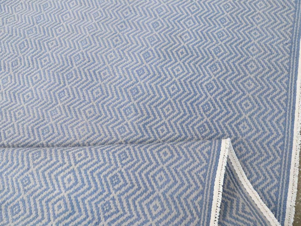 Persischer Flachgewebe-Kilim-Akzentteppich aus der Mitte des 20. (Baumwolle) im Angebot