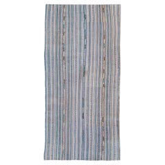 Mid-20th Century Persian Flatweave Kilim Accent Rug