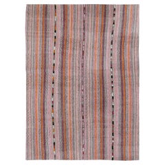 Mid-20th Century Persian Flatweave Kilim Accent Rug