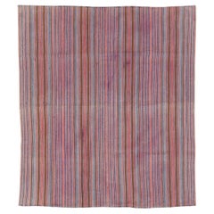 Mid-20th Century Persian Flatweave Kilim Accent Rug