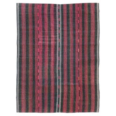 Mid-20th Century Persian Flatweave Kilim Accent Rug
