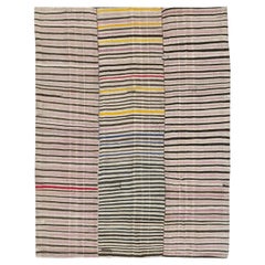 Tappeto persiano a trama piatta Rug & Kilim della metà del XX secolo