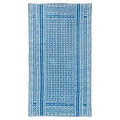 Tapis persan Kilim à tissage plat du milieu du 20e siècle