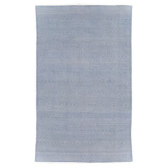 Tapis persan Kilim à tissage plat du milieu du 20e siècle