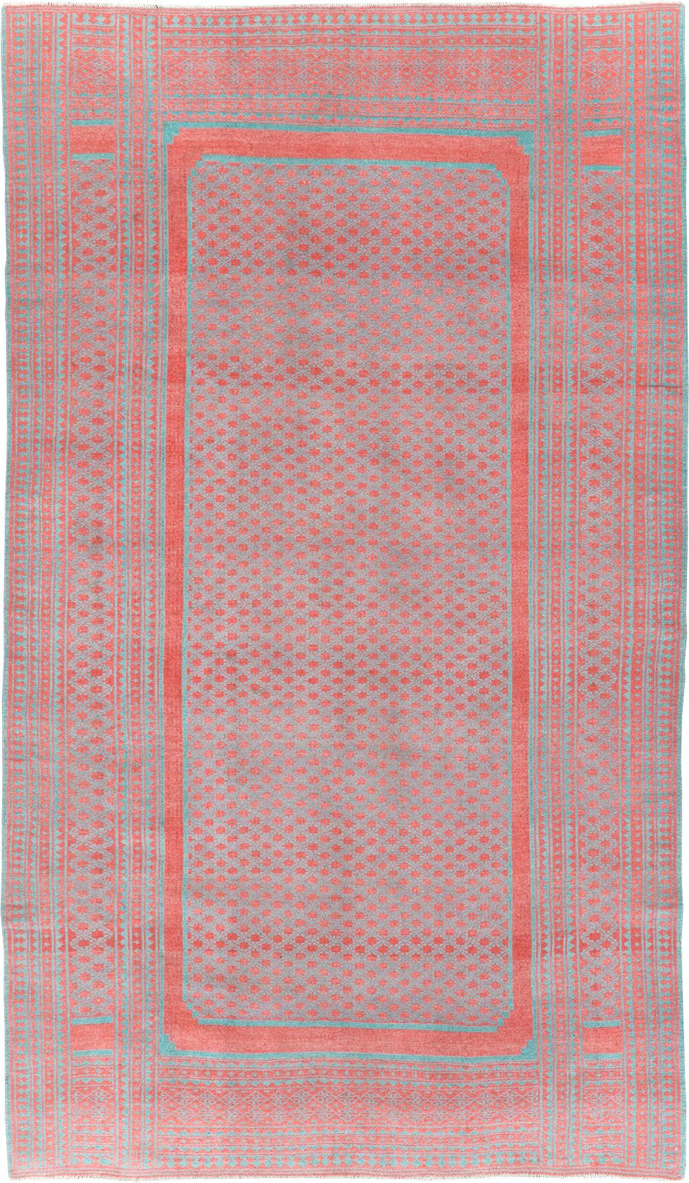 Ein Vintage Persian Flatweave Kilim Reversible Accent Carpet handgefertigt während der Mitte des 20.

Maße: 6' 0