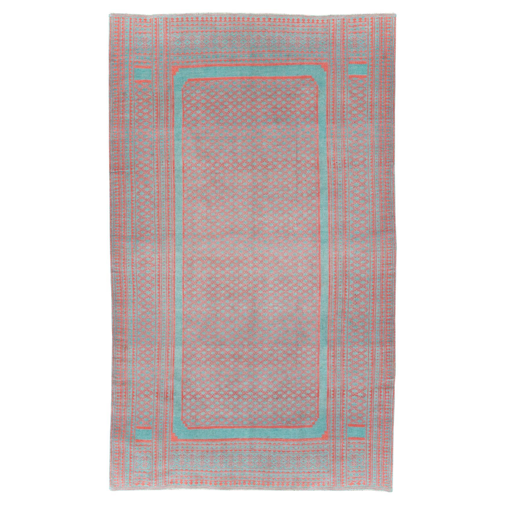 Mitte des 20. Jahrhunderts Persisch Flachgewebe Kilim Reversible Akzent Teppich