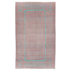 Tapis persan à tissage plat Kilim réversible du milieu du 20e siècle