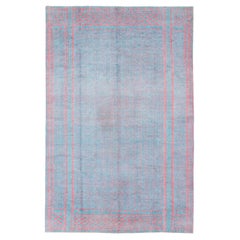 Tapis Kilim persan à tissage plat réversible du milieu du 20e siècle