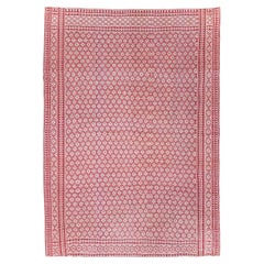 Tappeto persiano a trama piatta Kilim della metà del 20° secolo, dimensioni della stanza