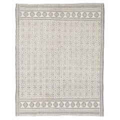 Tapis persan à tissage plat du milieu du XXe siècle