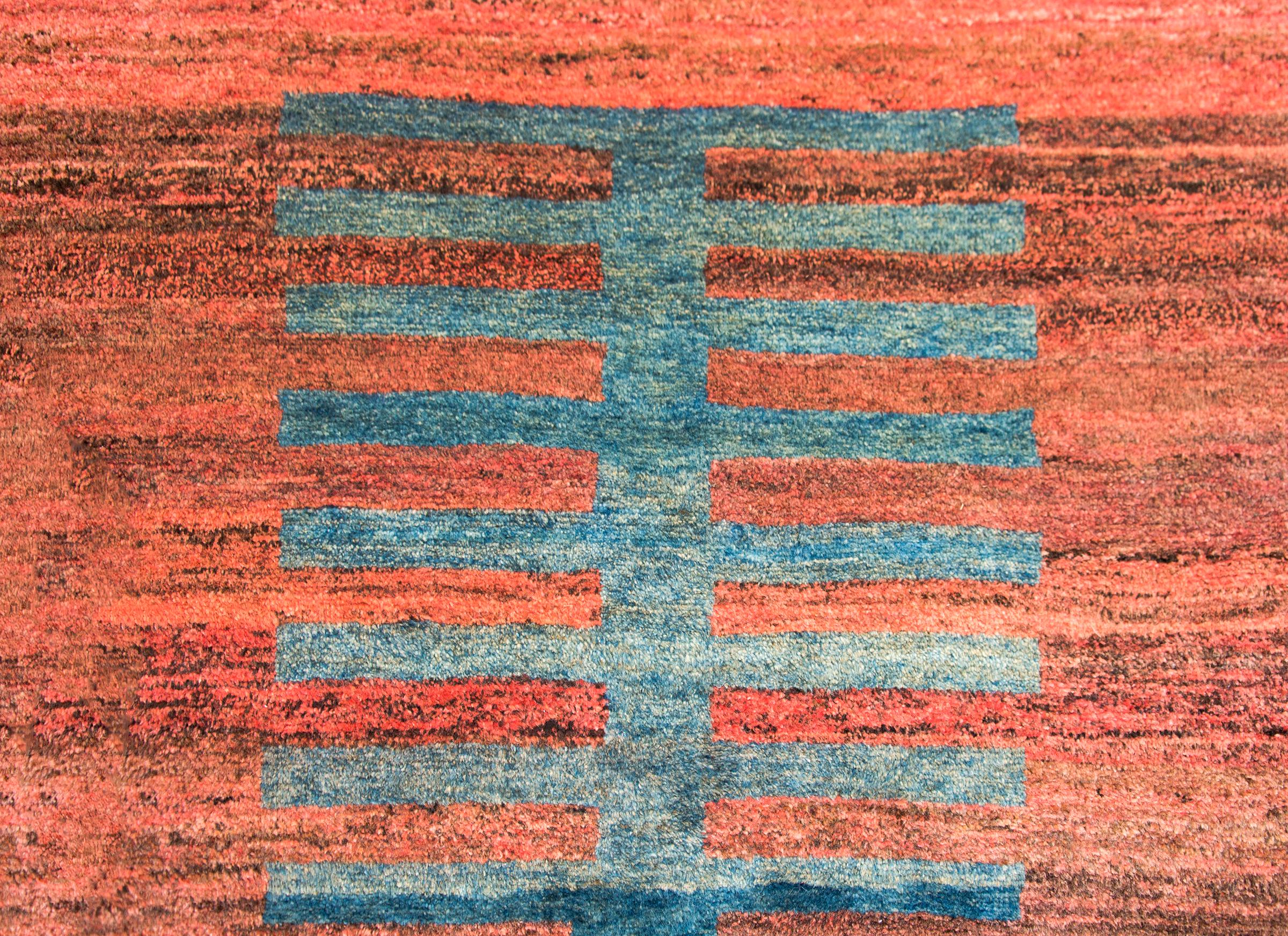 Mid-20th Century Persian Gabbeh Rug For Sale 5