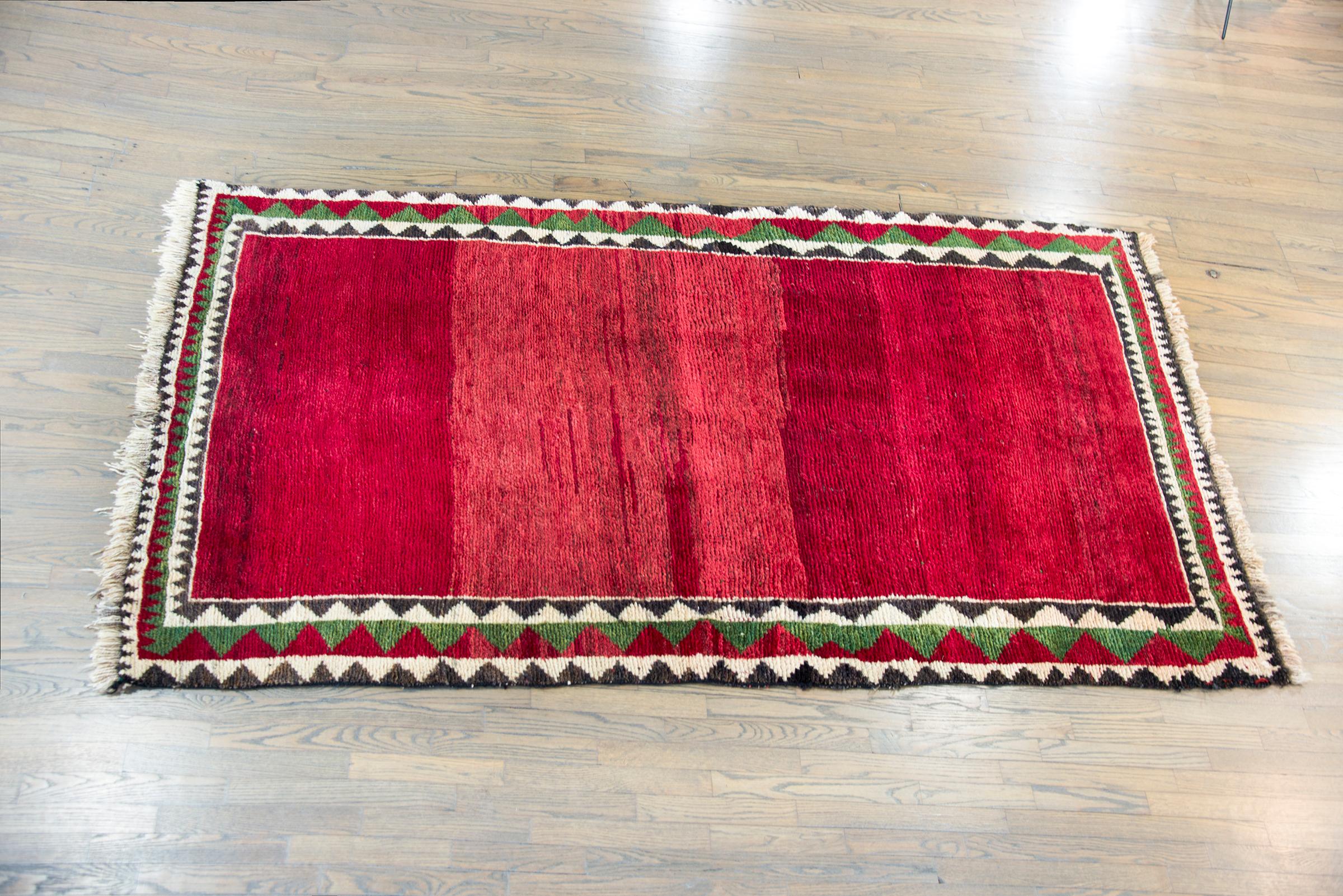 Mid-20th Century Persian Gabbeh Rug For Sale 6
