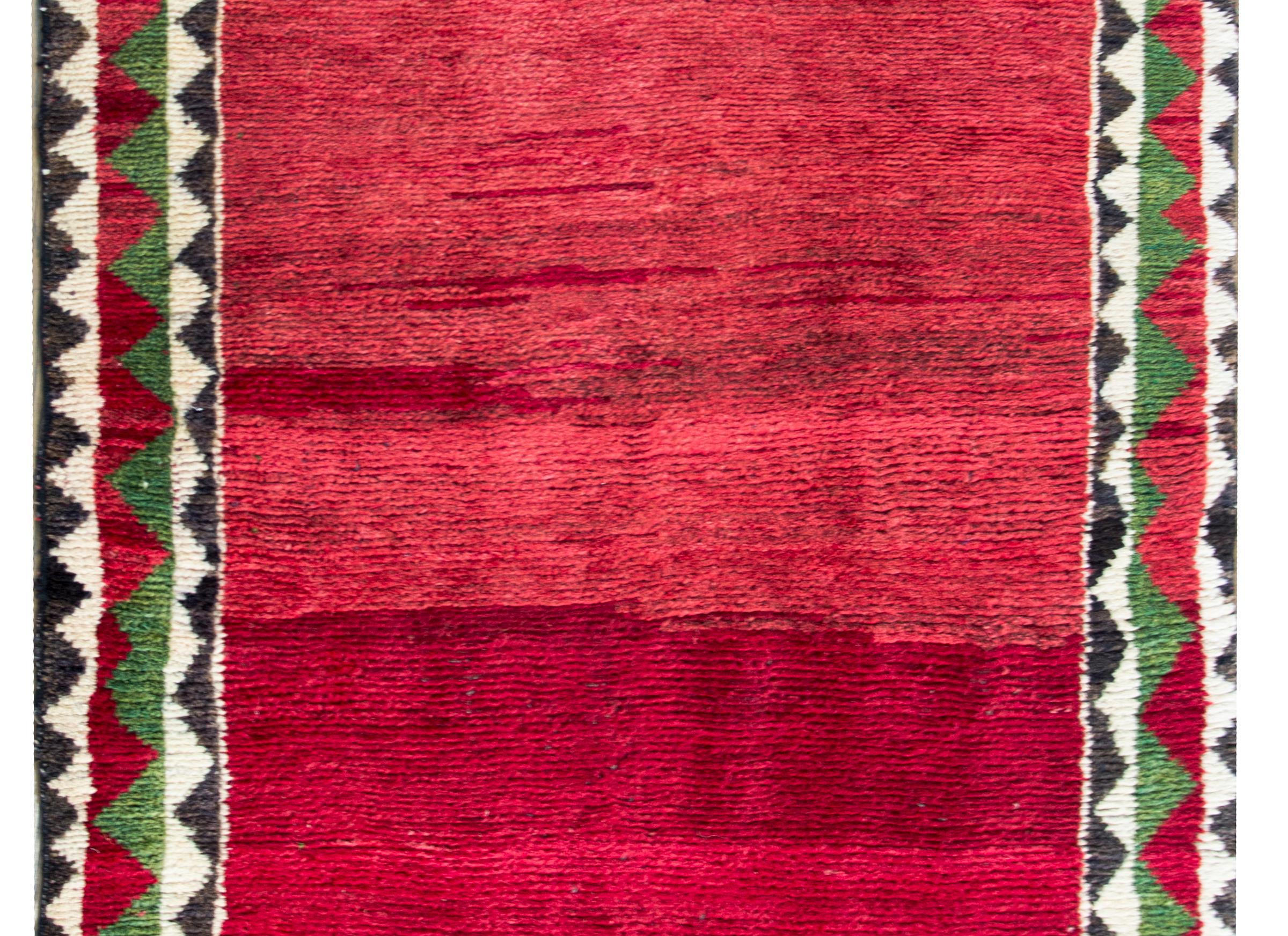 Tribal Mid-20th Century Persian Gabbeh Rug For Sale