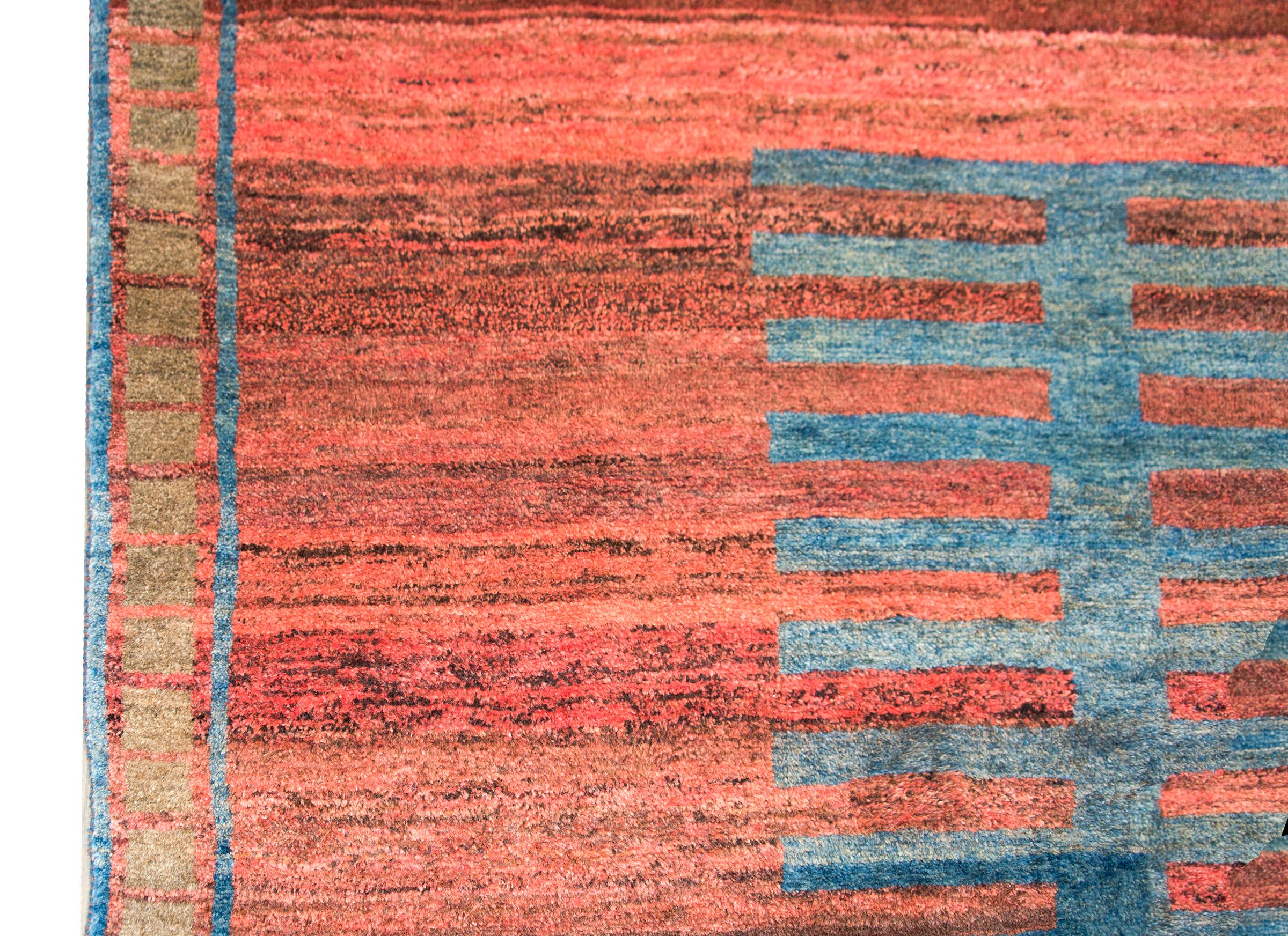 Wool Mid-20th Century Persian Gabbeh Rug For Sale