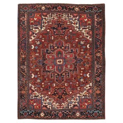 Tapis persan Heriz du milieu du 20e siècle