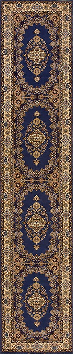 Persischer Isfahan-Läufer aus der Mitte des 20. Jahrhunderts ( 2'9" x 13'10" - 85 x 422")