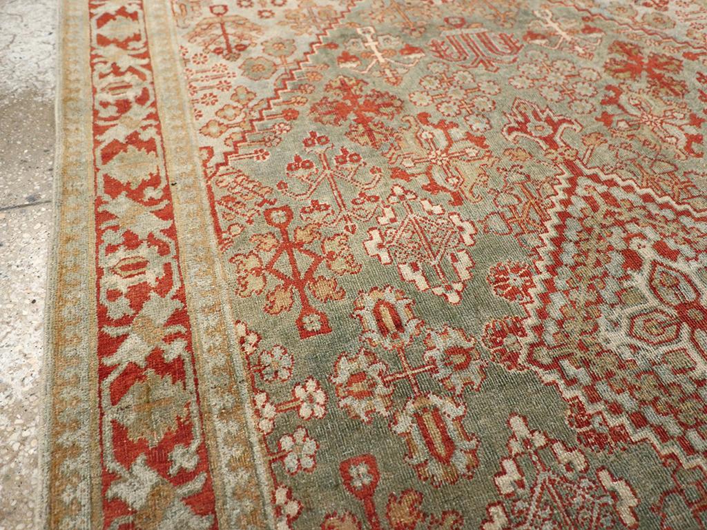 Tribal Mid-20th Century Persian Joshegan Accent Rug For Sale