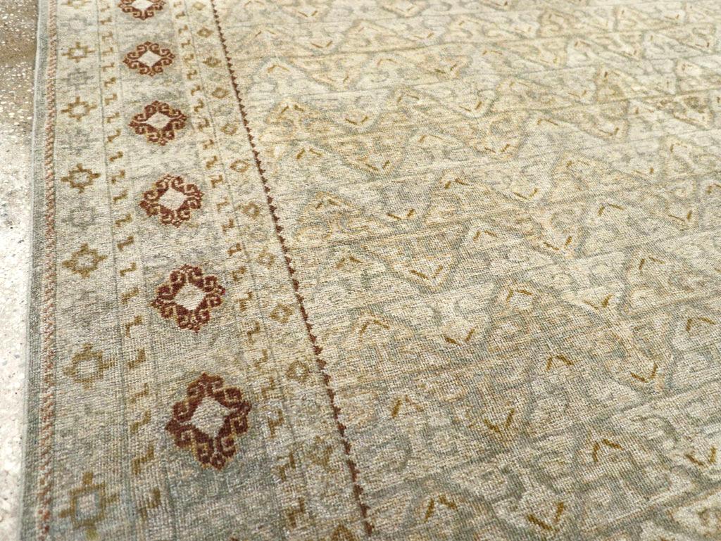 Persischer Kashan-Akzentteppich aus der Mitte des 20. (Kaschan) im Angebot