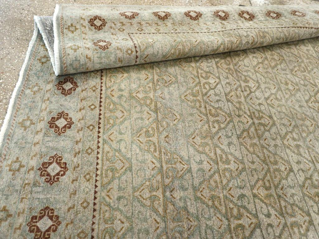 Persischer Kashan-Akzentteppich aus der Mitte des 20. im Angebot 1