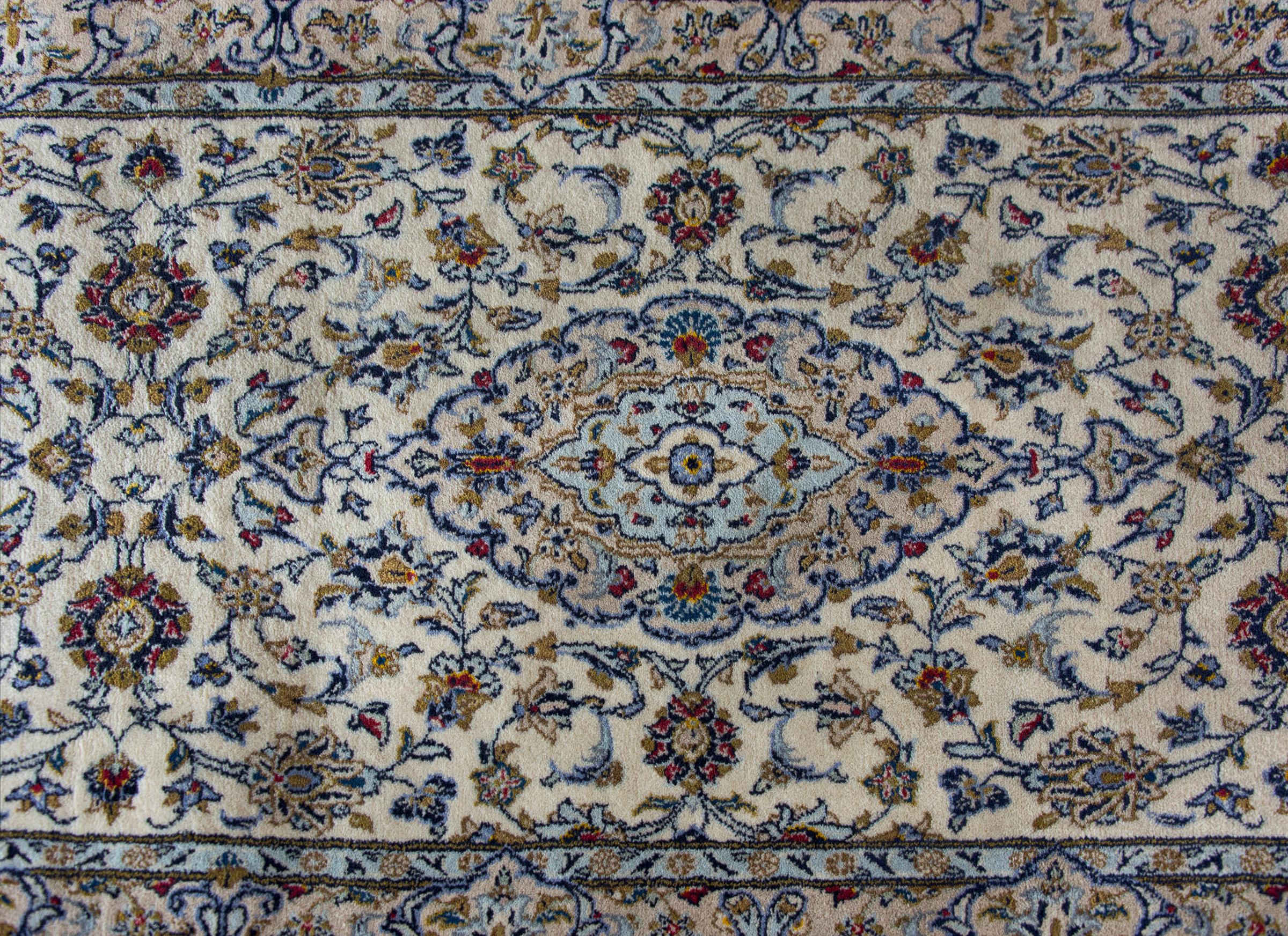 Mid-20th Century Persian Kashan Runner For Sale 6