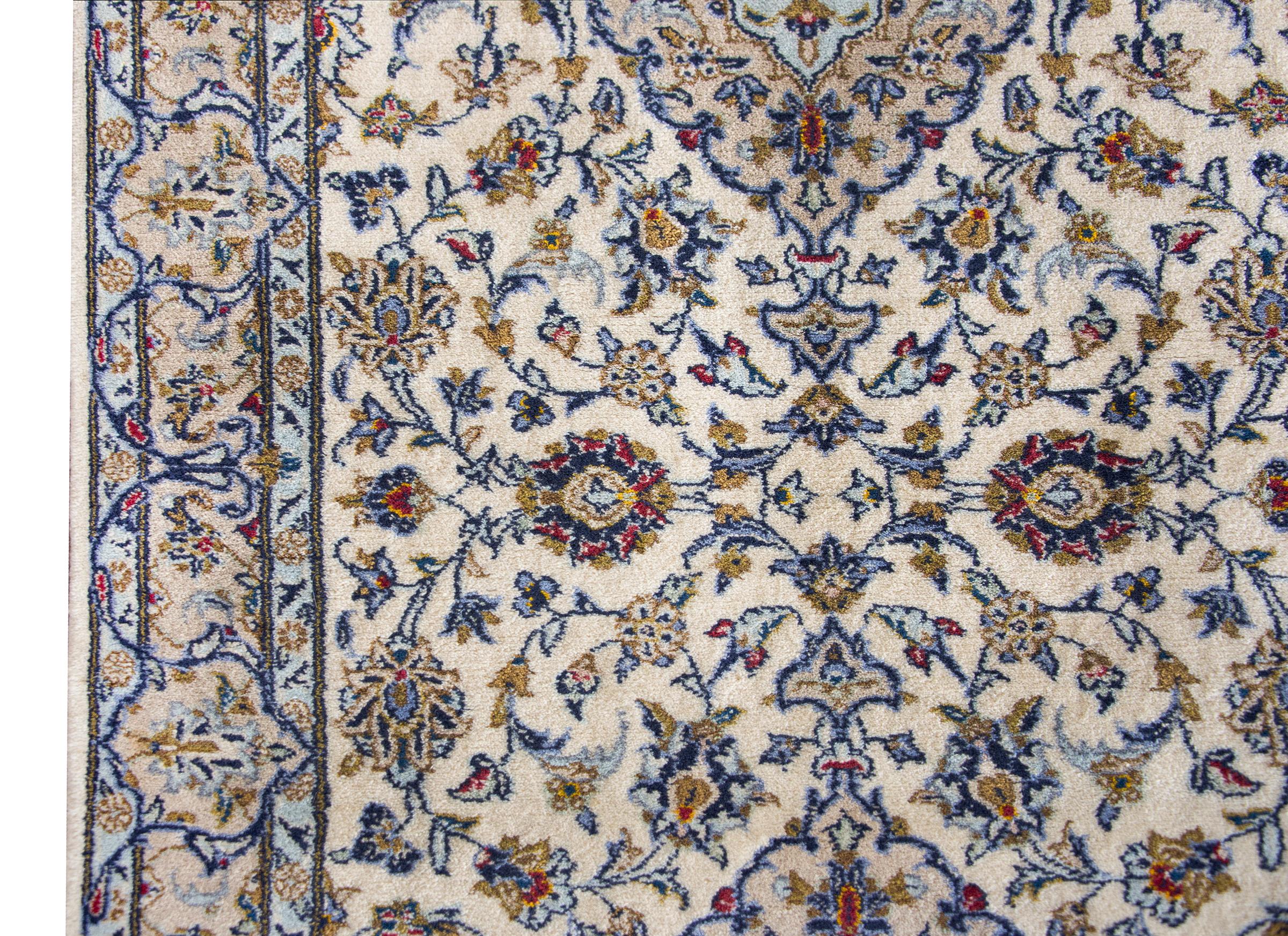 Mid-20th Century Persian Kashan Runner For Sale 1