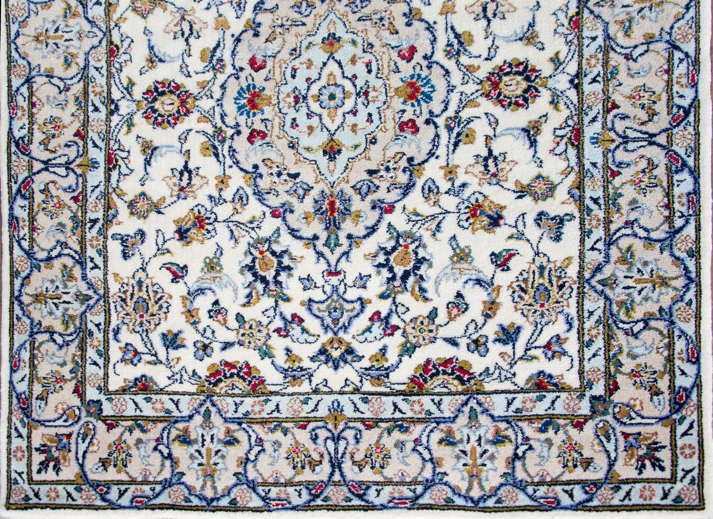 Mid-20th Century Persian Kashan Runner For Sale 3