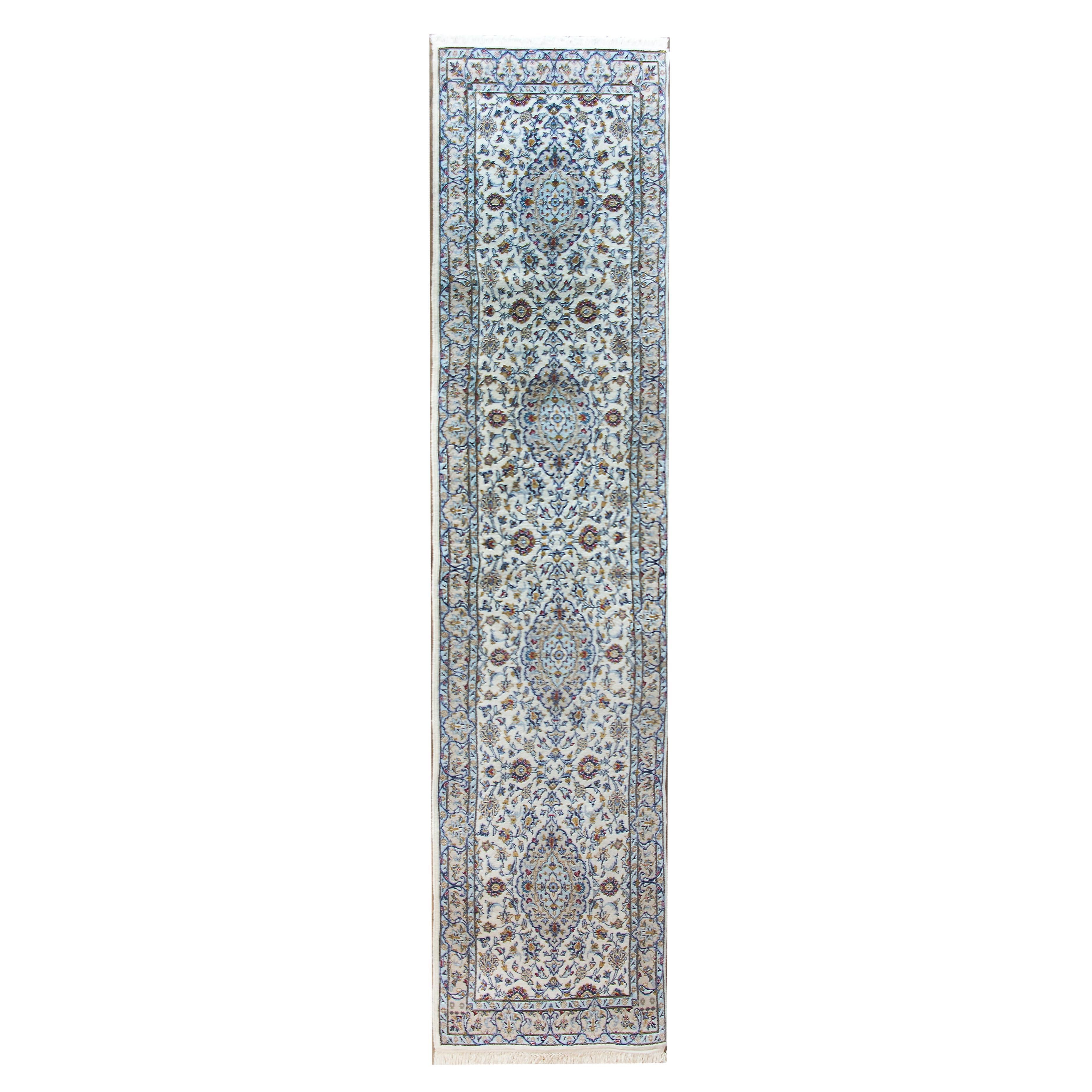 Mid-20th Century Persian Kashan Runner For Sale