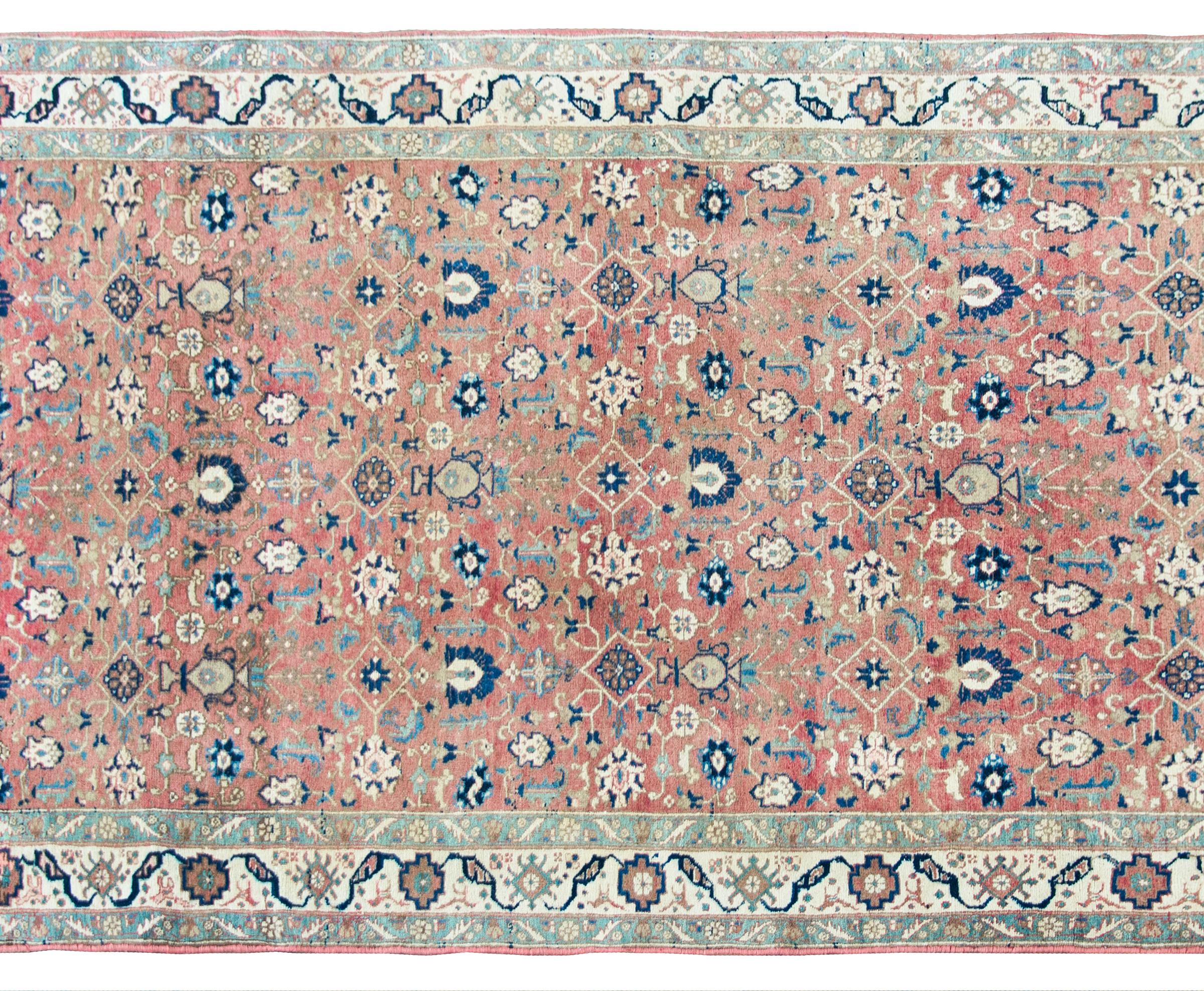 Tribal Mid-20th Century Persian Khoy Rug For Sale