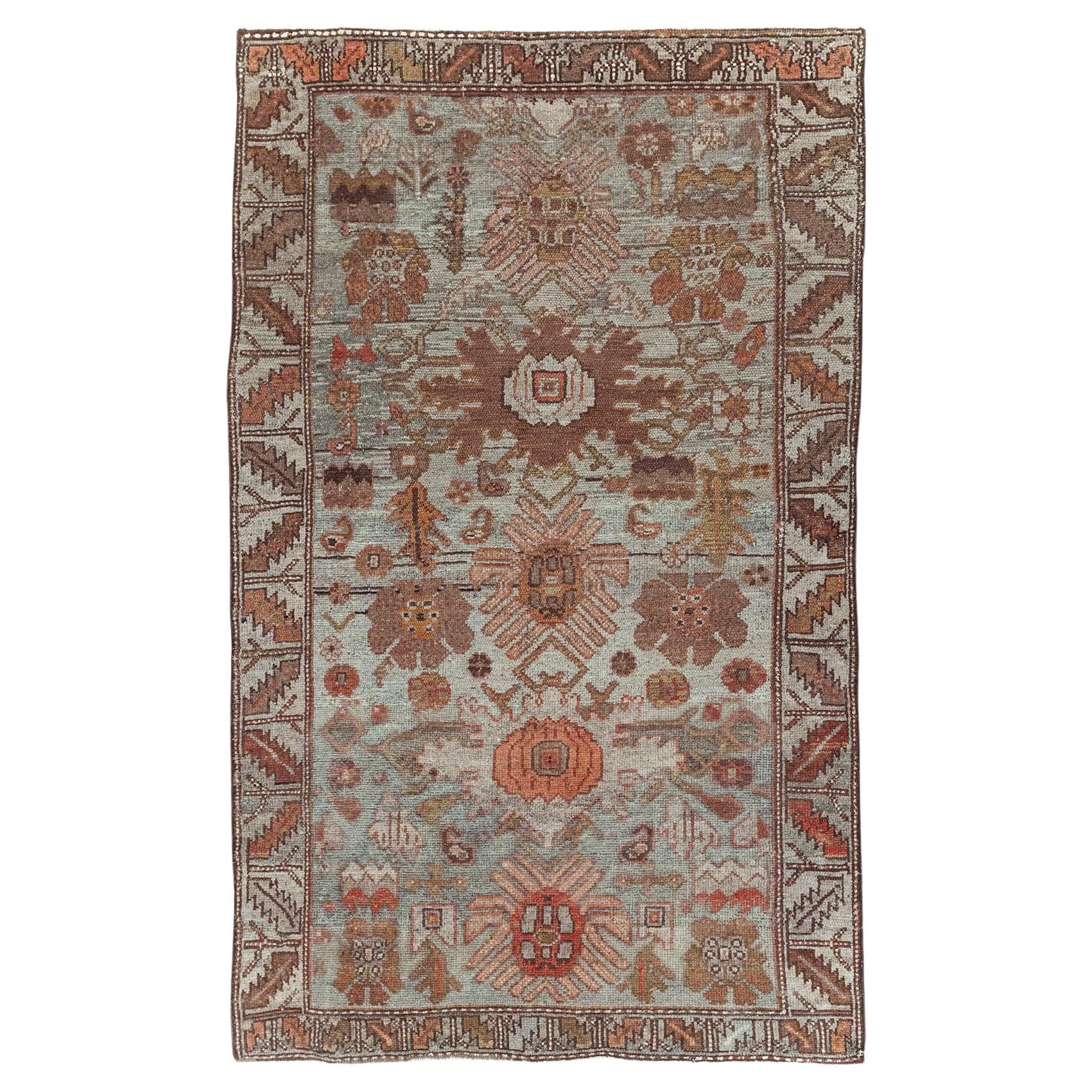 Tapis persan kurde du milieu du 20e siècle en vente