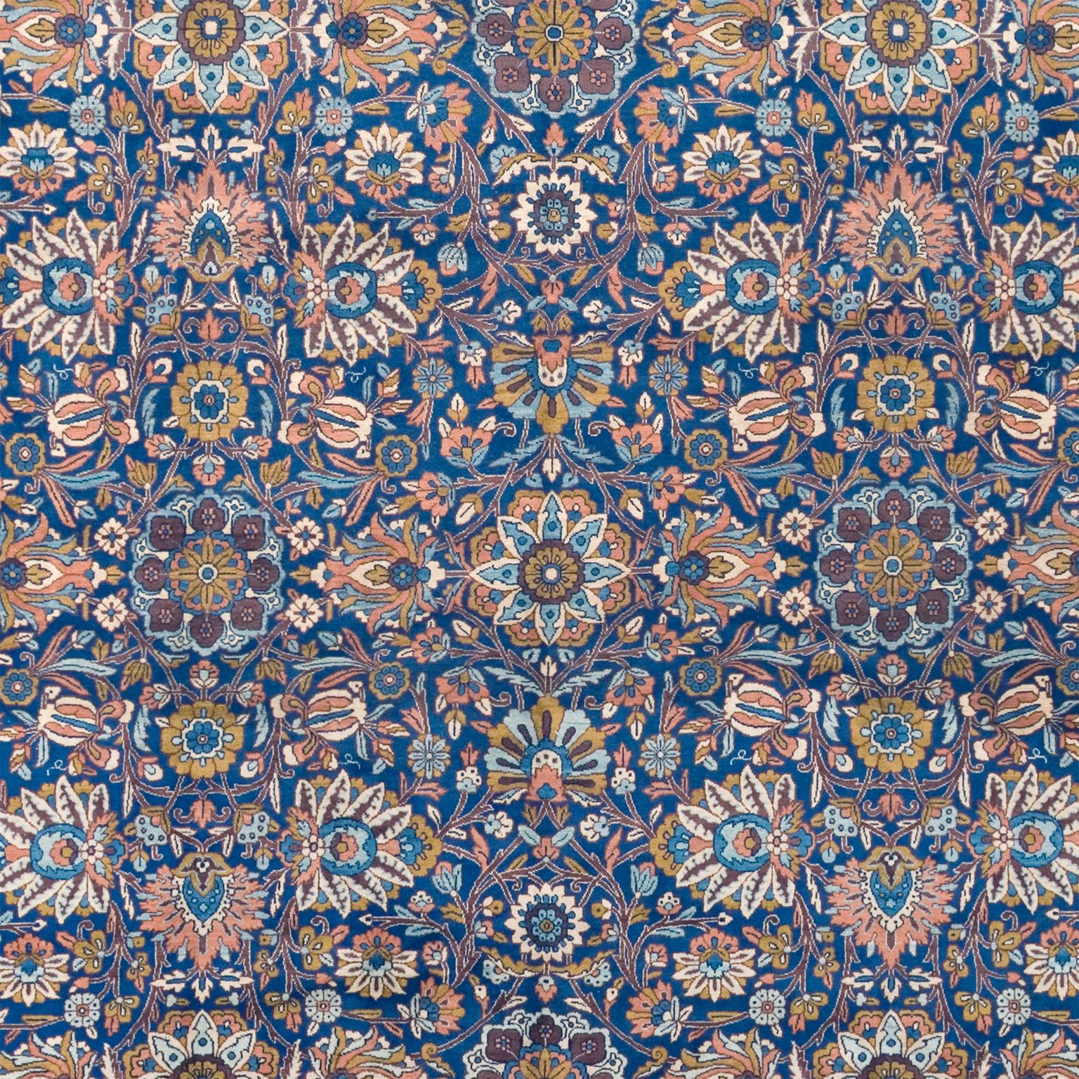 Persischer Kerman-Brennerteppich aus der Mitte des 20. Jahrhunderts (Handgewebt) im Angebot