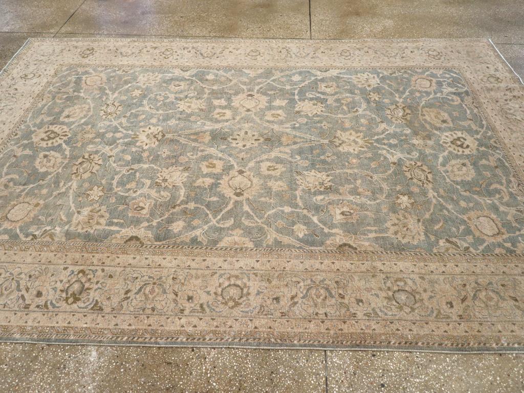 Mid-20th Century Persian Mahal Accent Carpet (Persisch) im Angebot