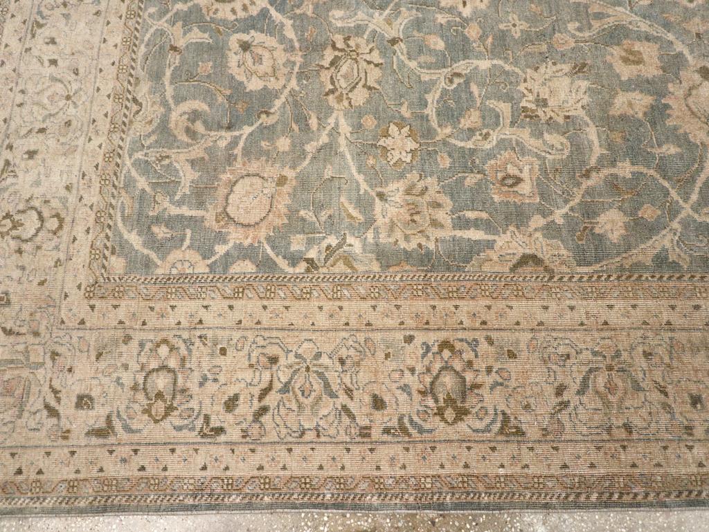 Mid-20th Century Persian Mahal Accent Carpet (Handgeknüpft) im Angebot