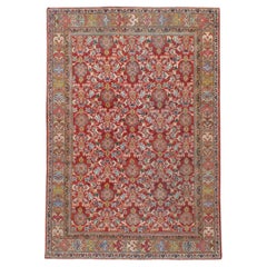 Mid-20th Century Persian Mahal Accent Carpet