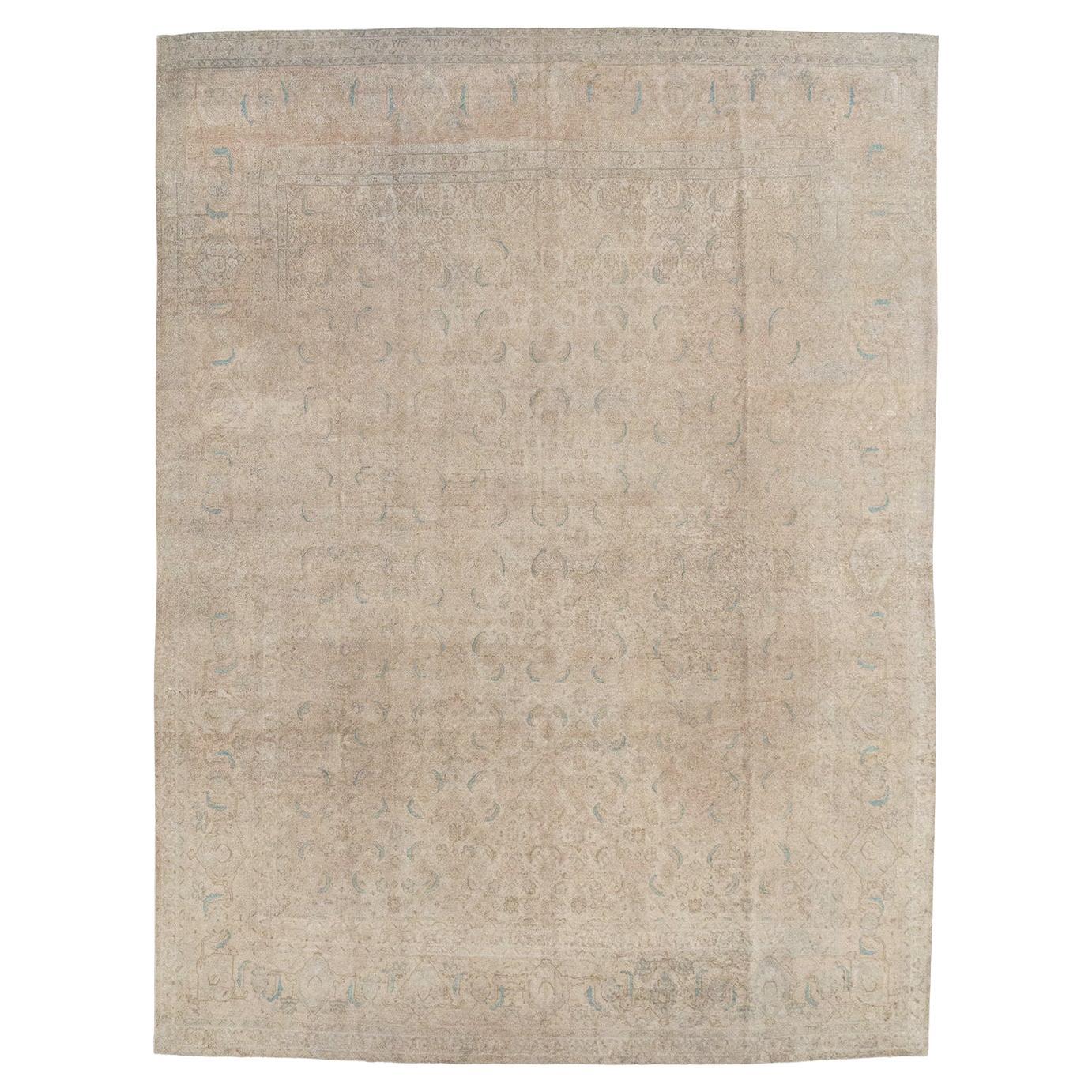 Mid-20th Century Persian Mahal Accent Carpet