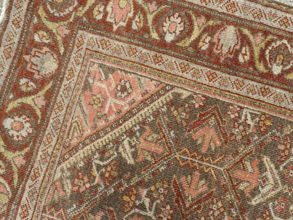 Perse Tapis d'accent persan Mahal du milieu du 20e siècle en vente