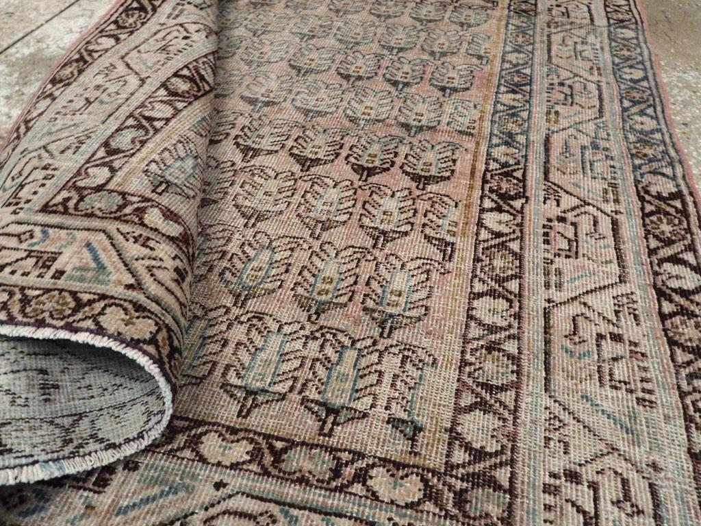 Persischer Mahal-Akzentteppich aus der Mitte des 20. (20. Jahrhundert) im Angebot