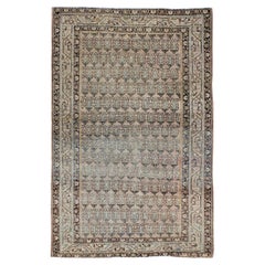 Mid-20th Century Persian Mahal Accent Rug