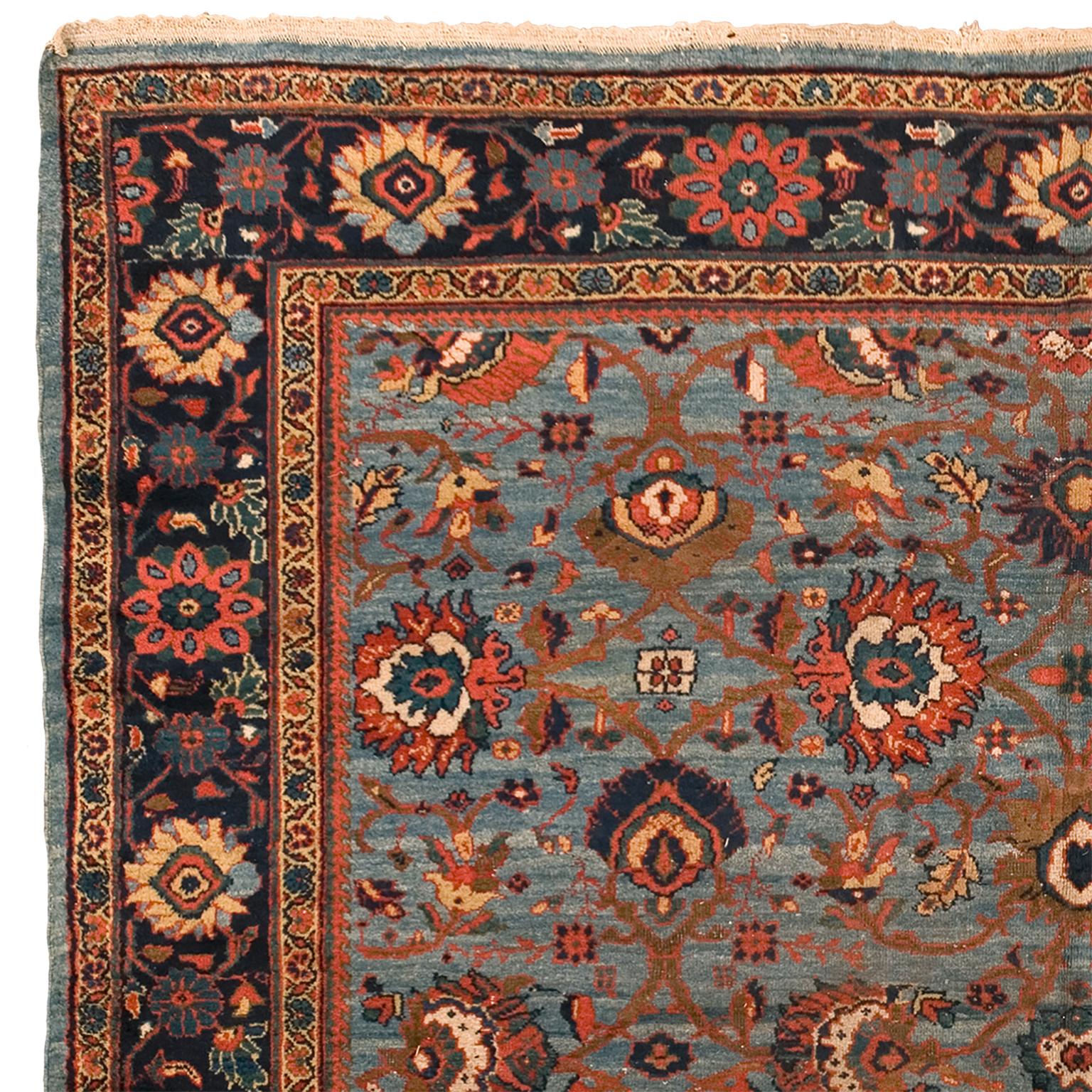 Mid-20th century Persian Mahal rug
Persian, circa 1930
Handwoven.