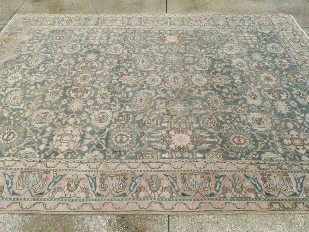 Noué à la main Tapis d'appoint persan Malayer du milieu du 20e siècle en vente