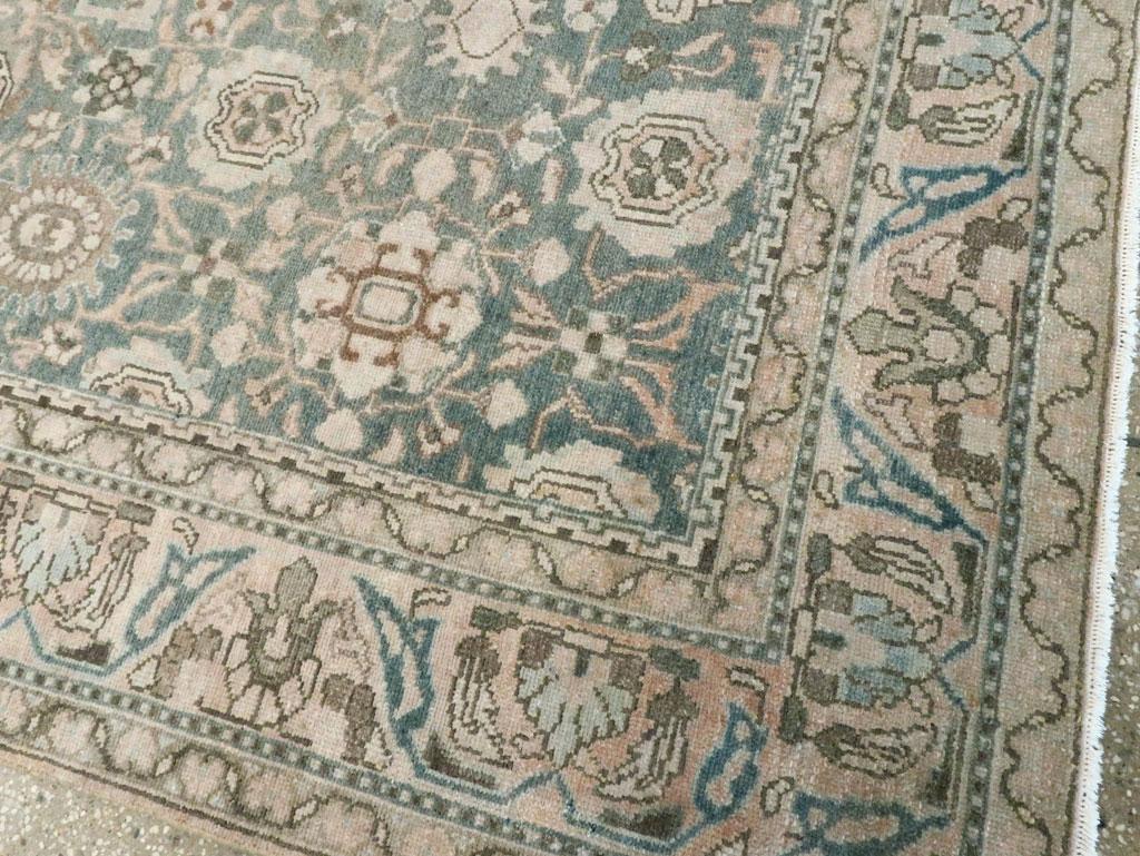 20ième siècle Tapis d'appoint persan Malayer du milieu du 20e siècle en vente
