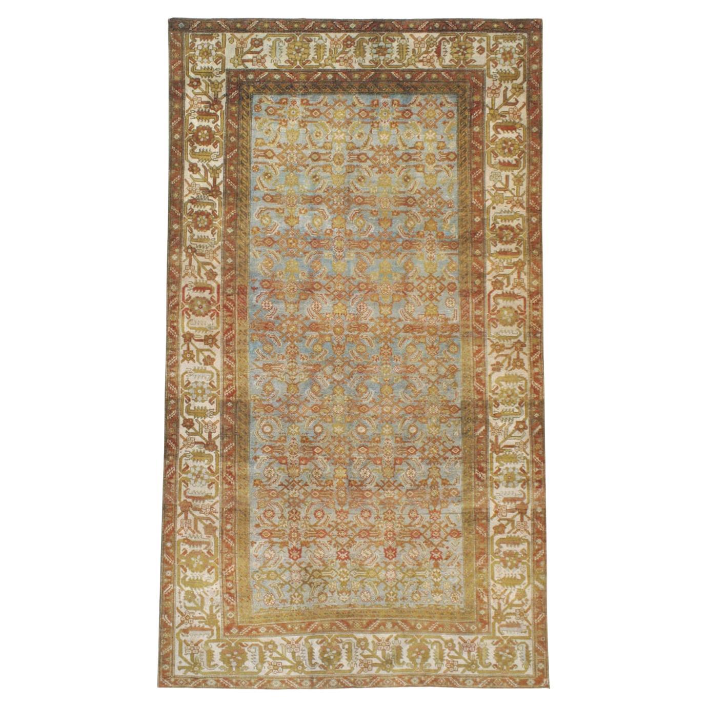 Tapis d'appoint persan Malayer du milieu du 20e siècle