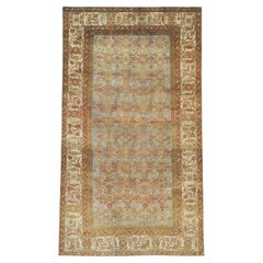 Tapis d'appoint persan Malayer du milieu du 20e siècle