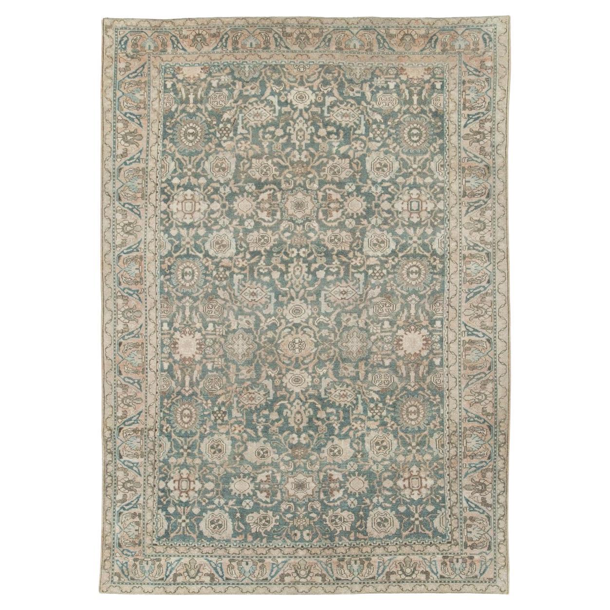 Tapis d'appoint persan Malayer du milieu du 20e siècle